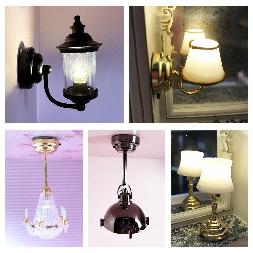 Mini Furniture Floor/Ceiling/Wall Lamp Dollhouse Light Miniature Chandelier Doll Accessories 2(canot light)
Mini Furniture Floor/Ceiling/Wall Lamp Dollhouse Light Miniature Chandelier Doll Accessories 2(canot light)