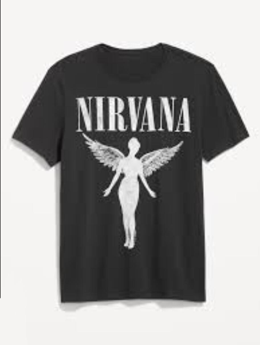 26 New Nirvana In Utero Silhouette Mens Medium Cobain Grunge Soft Black Cotton Tee Unisex T-Shirt XXL
26 New Nirvana In Utero Silhouette Mens Medium Cobain Grunge Soft Black Cotton Tee Unisex T-Shirt XXL
