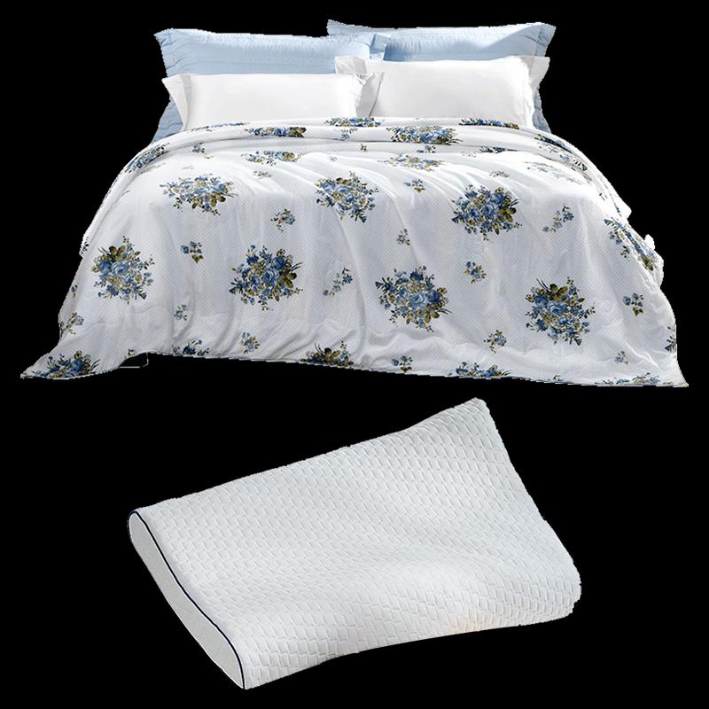 Fuanna Mulberry Silk Quilt & Latex Pillow Set
Fuanna Mulberry Silk Quilt & Latex Pillow Set