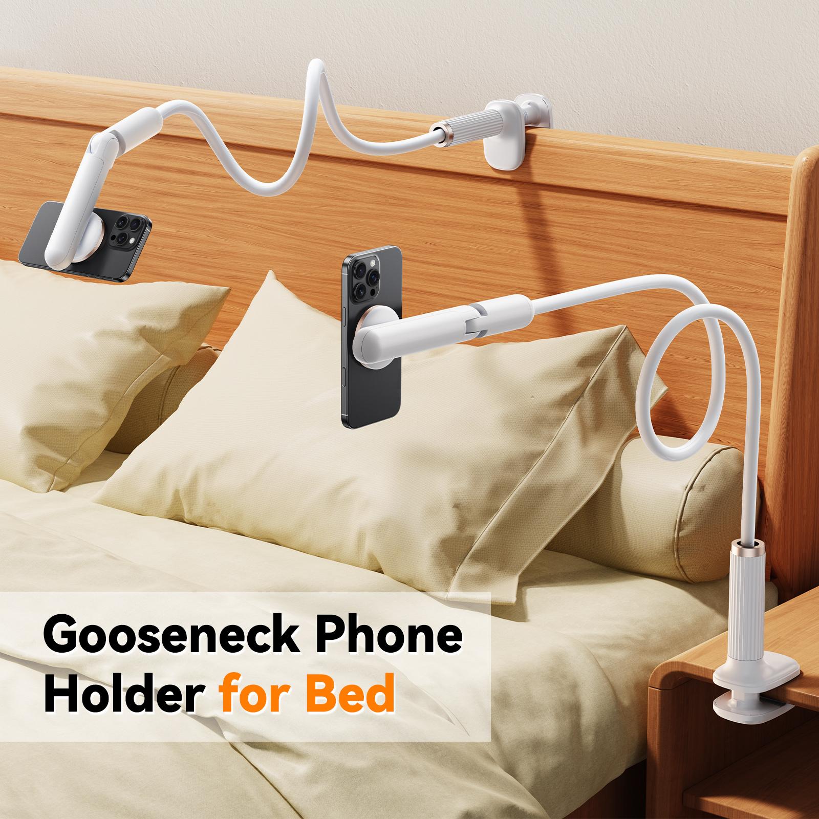Oatabasf Magnetic Gooseneck Phone Stand Holder with Adjustable Long Arm for Bed Lazy Bracket w/ Flexible Arm for 4-7 Device
Oatabasf Magnetic Gooseneck Phone Stand Holder with Adjustable Long Arm for Bed Lazy Bracket w/ Flexible Arm for 4-7 Device