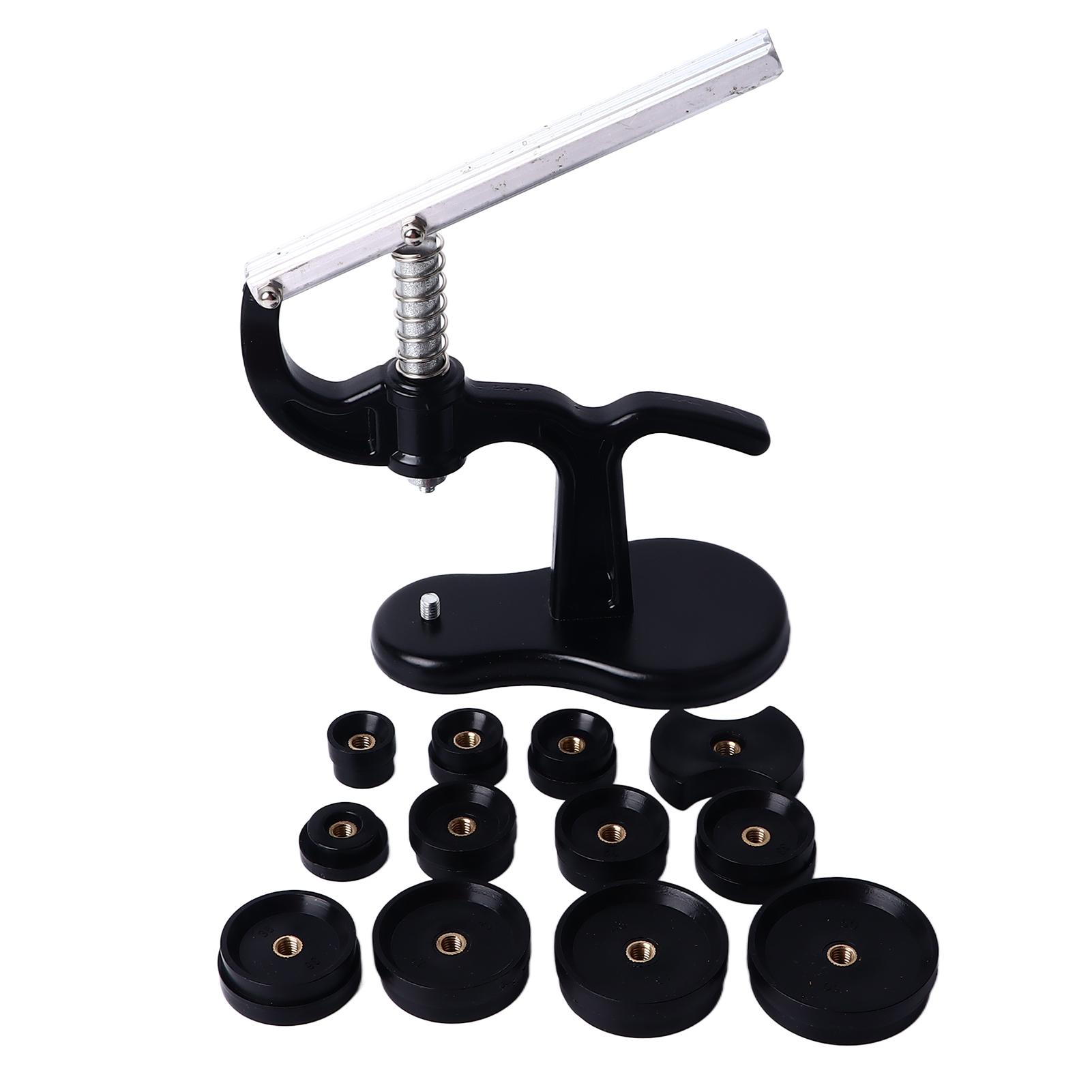 Watch Press Tool Professional Efficient Back Case Press Closer Battery Replacement Tool With 12 чорний
Watch Press Tool Professional Efficient Back Case Press Closer Battery Replacement Tool With 12 чорний