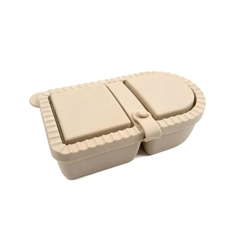 Leak Proof Silicone Double Compartment Snacks Container Box Dishwasher Safe Easy Cleaning Portable For Outdoor Activity бежевий
Leak Proof Silicone Double Compartment Snacks Container Box Dishwasher Safe Easy Cleaning Portable For Outdoor Activity бежевий