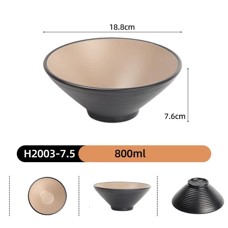 Матовая меламиновая миска для рамена Круглая с большим диаметром Миска для лапши Посуда для кухни Ресторана Имитация фарфора Салатница Супница
Матовая меламиновая миска для рамена Круглая с большим диаметром Миска для лапши Посуда для кухни Ресторана Имитация фарфора Салатница Супница