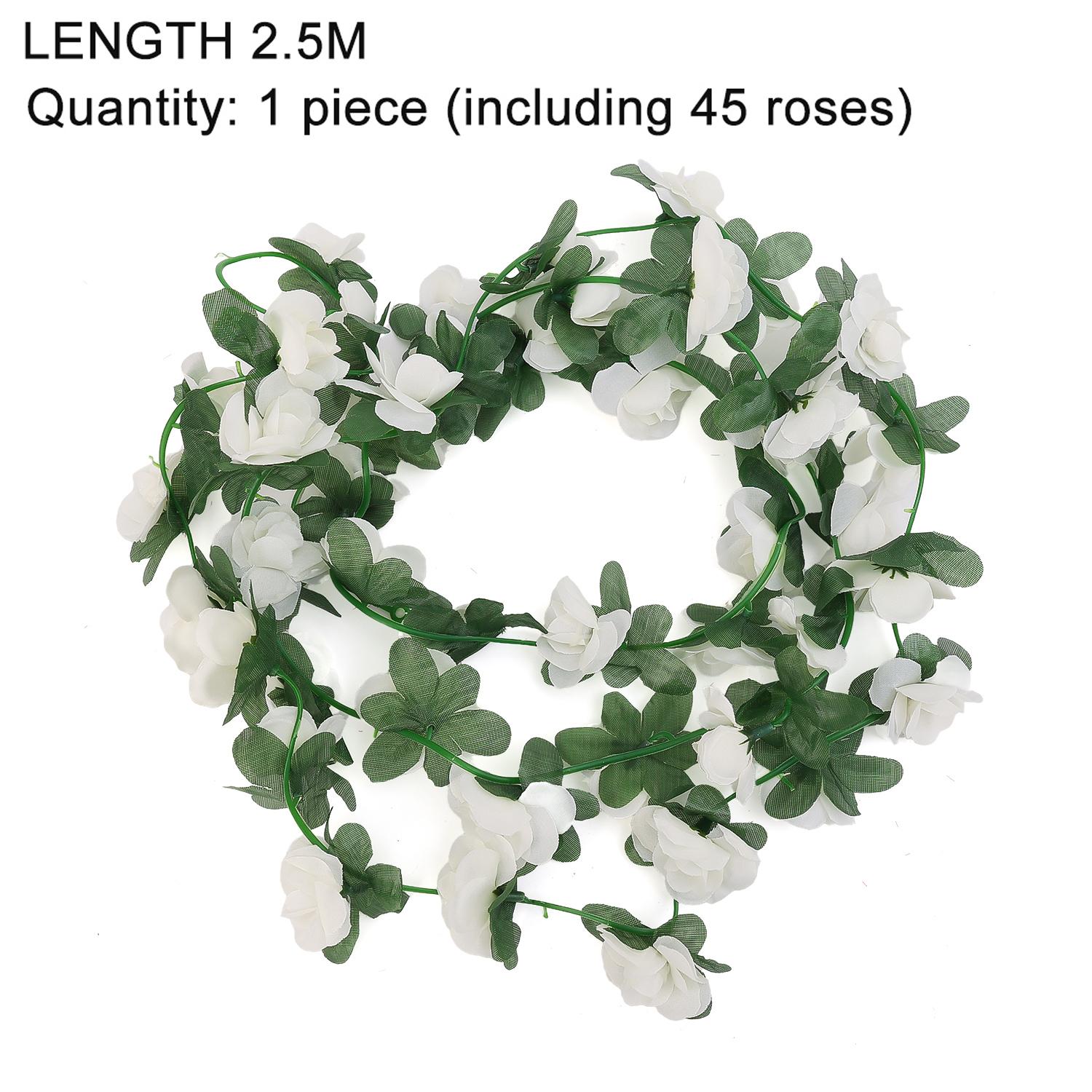 Искусственные розы, виноградные полоски, красные, белые, розовые розы, шелковые цветы, искусственные растения, домашняя комната, свадьба, настенные украшения для садовой арки 5m (2PCS) белый
Искусственные розы, виноградные полоски, красные, белые, розовые розы, шелковые цветы, искусственные растения, домашняя комната, свадьба, настенные украшения для садовой арки 5m (2PCS) белый