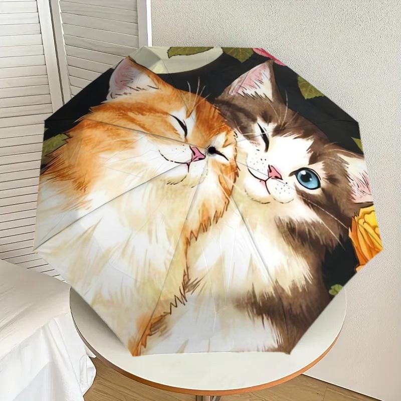 1pc Cute Cats with Flowers Umbrella with Plastic Handle,Suitable for All Seasons Home Travel Outdoor UmbrellaDD295
1pc Cute Cats with Flowers Umbrella with Plastic Handle,Suitable for All Seasons Home Travel Outdoor UmbrellaDD295