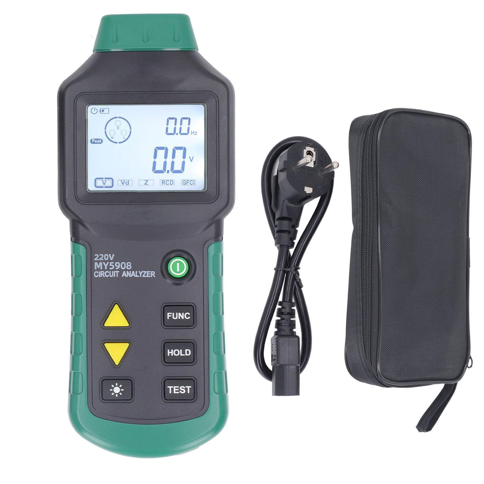 Circuit Analyzer Tester TRMS Meter Electrical Low Voltage Distribution Wire Fault Locator AC
Circuit Analyzer Tester TRMS Meter Electrical Low Voltage Distribution Wire Fault Locator AC