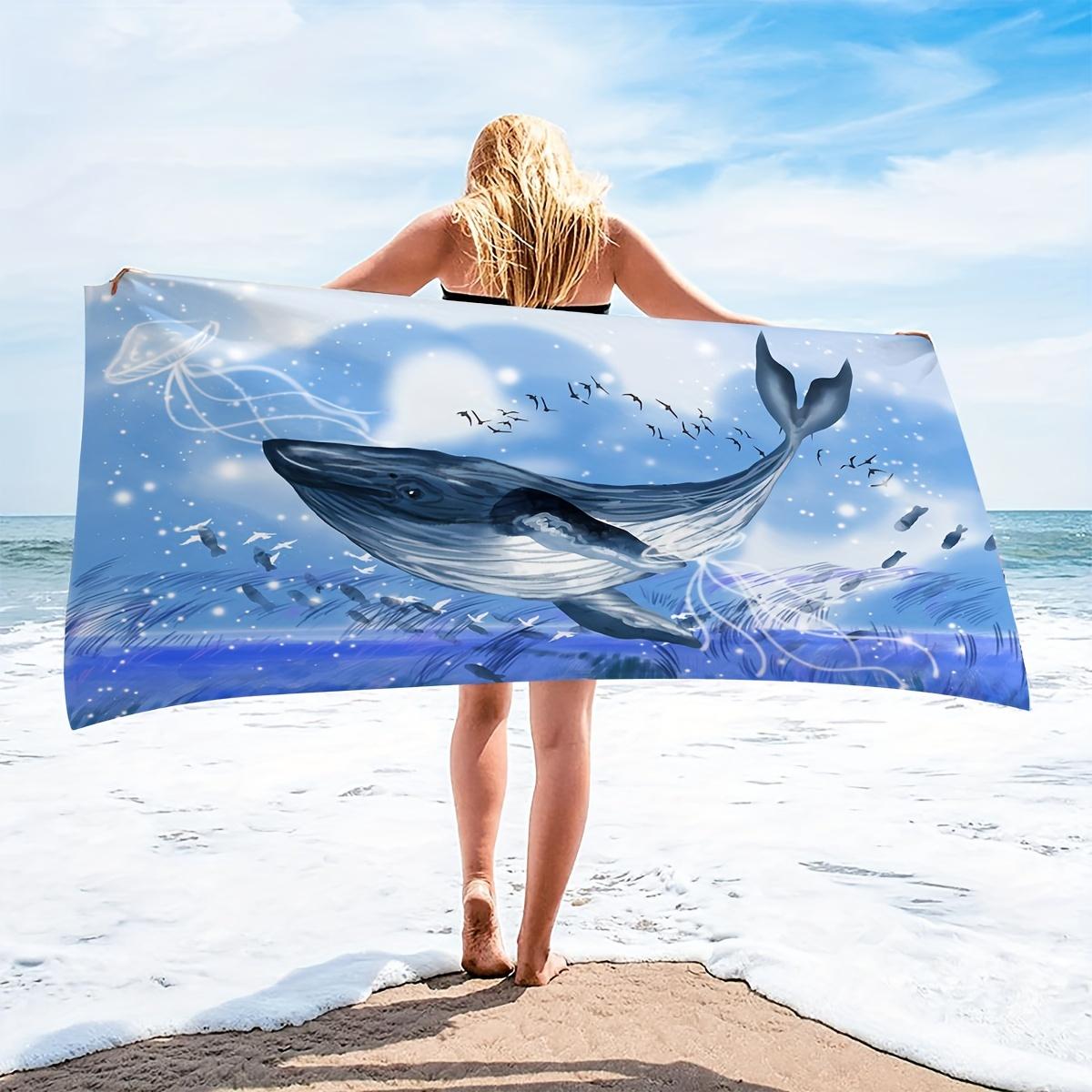 Hand-Painted Whale Pattern Seaside Microfiber Beach Towel, Quick-Dry Absorbent for Summer W40*H60(CM)
Hand-Painted Whale Pattern Seaside Microfiber Beach Towel, Quick-Dry Absorbent for Summer W40*H60(CM)