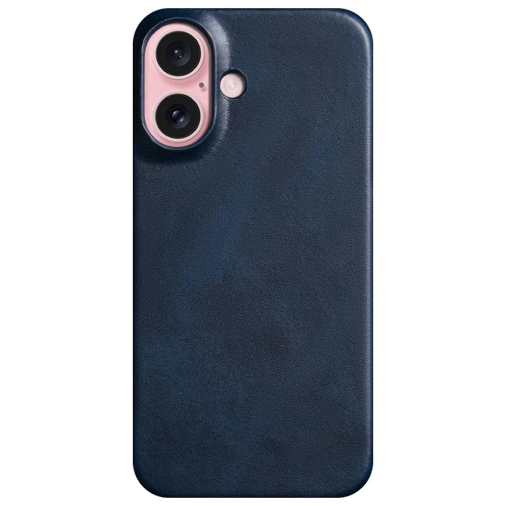 For iPhone 16 Plus Case Calf Texture PU Leather Hard PC Protective Phone Cover Blue
For iPhone 16 Plus Case Calf Texture PU Leather Hard PC Protective Phone Cover Blue