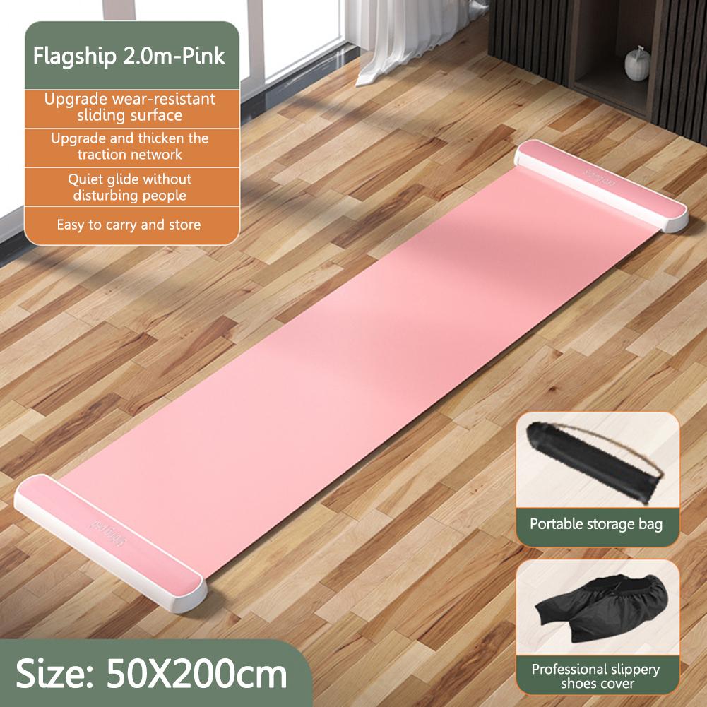 140/180/200CM Yoga Sliding Mat Sport Fitness Glide Pilates Skating Training Board Mat for Ice Hockey Roller Skating Leg Exercise
140/180/200CM Yoga Sliding Mat Sport Fitness Glide Pilates Skating Training Board Mat for Ice Hockey Roller Skating Leg Exercise