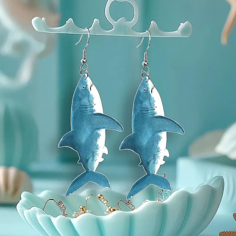 Creative Shark Acrylic Earrings - Cute Ocean-Inspired Design Single Acrylic Pendant
Creative Shark Acrylic Earrings - Cute Ocean-Inspired Design Single Acrylic Pendant