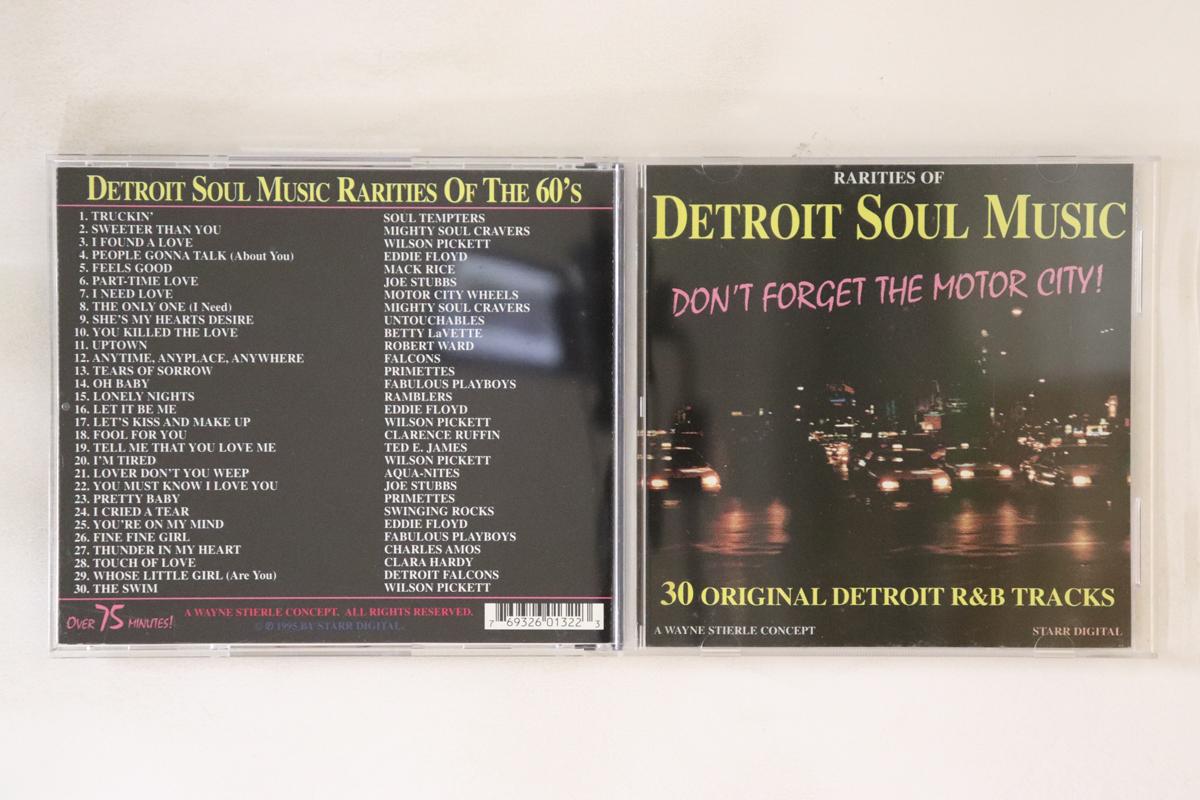 CD VARIOUS Rarities Of Detroit Soul Music 132 STARR DIGITAL 1995 US SoulFunk Used
CD VARIOUS Rarities Of Detroit Soul Music 132 STARR DIGITAL 1995 US SoulFunk Used