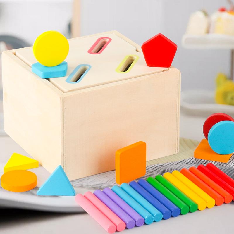 Teaching aids early education box baby cognition color shape matching building block children surprise action training toy
Teaching aids early education box baby cognition color shape matching building block children surprise action training toy