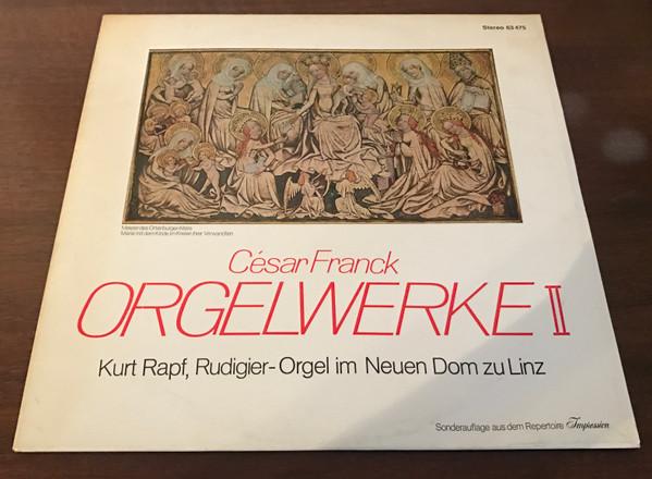 LP Record KURT RAPF Franck Orgelwerke 2 63475 IMPRESSION Germany Classical Used
LP Record KURT RAPF Franck Orgelwerke 2 63475 IMPRESSION Germany Classical Used
