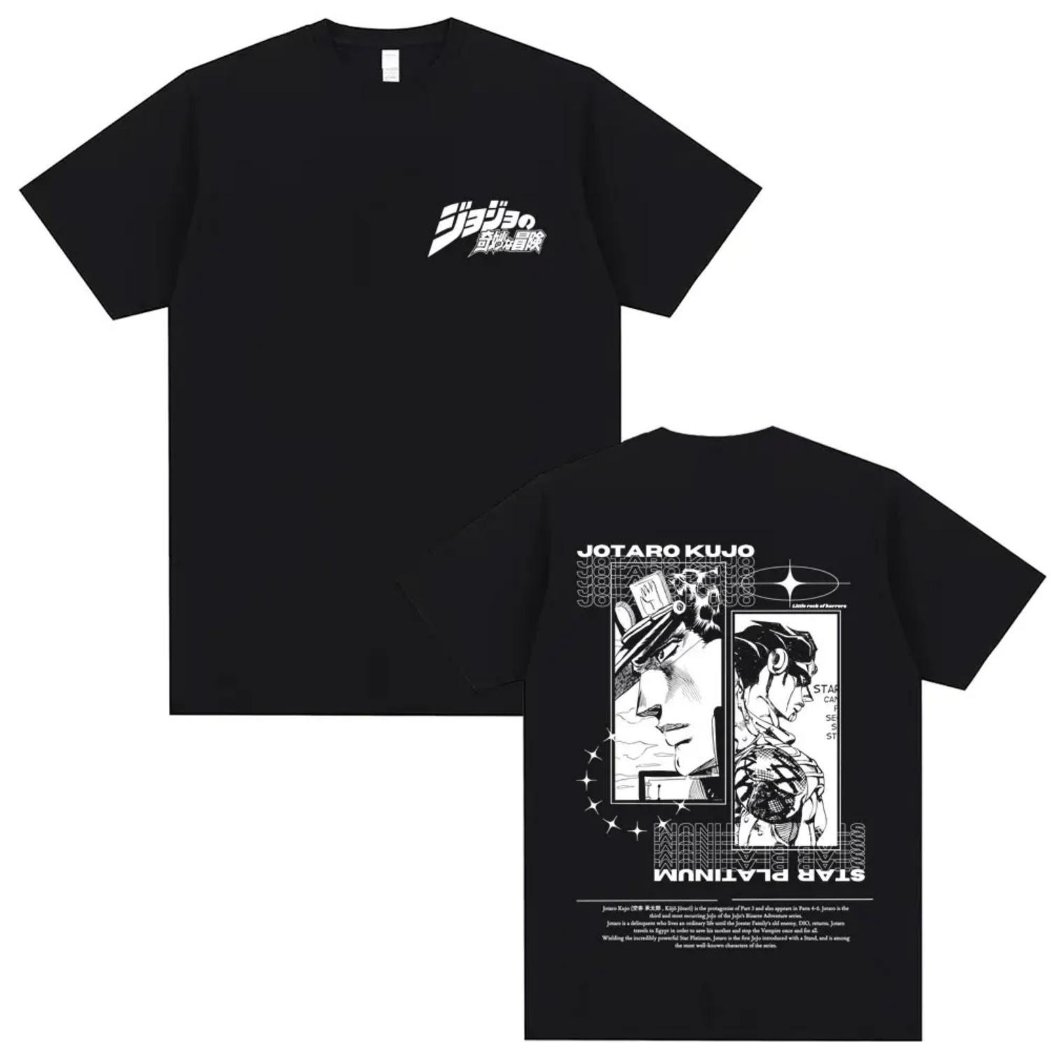 2026 New Anime JoJo s Bizarre Adventure Kujo Jotaro Star Platinum Graphic Parent-child Men Women Cotton Short Sleeve T Shirts S чёрный
2026 New Anime JoJo s Bizarre Adventure Kujo Jotaro Star Platinum Graphic Parent-child Men Women Cotton Short Sleeve T Shirts S чёрный