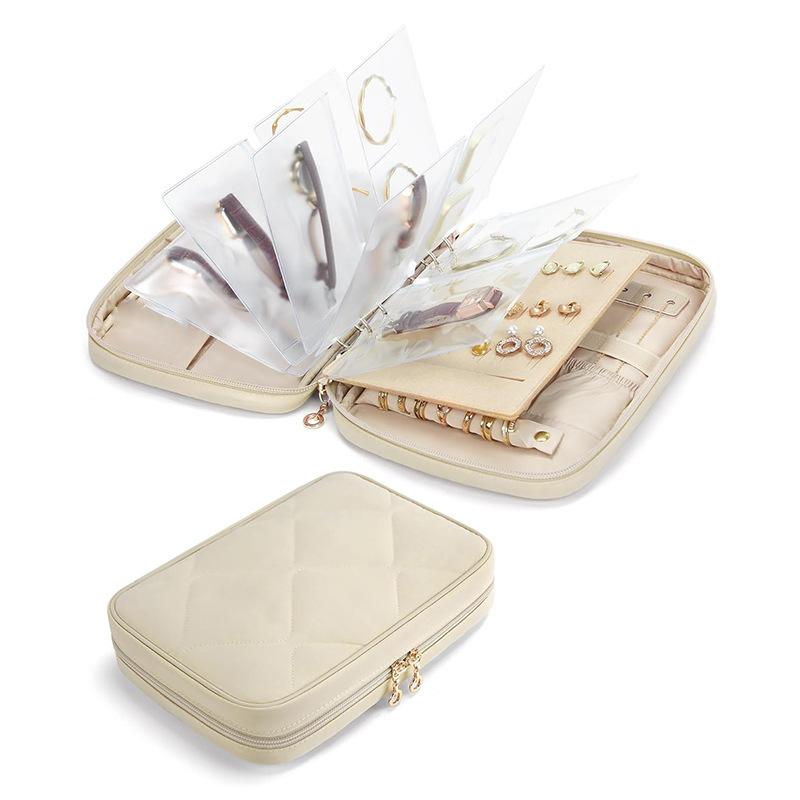 Feihong Jewelry Storage Bag Binder High Value Jewelry Storage Bag with Transparent Pocket Zipper Storage Box бежевий
Feihong Jewelry Storage Bag Binder High Value Jewelry Storage Bag with Transparent Pocket Zipper Storage Box бежевий