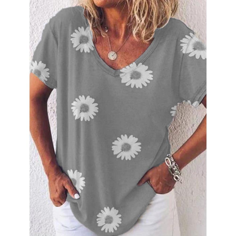 Футболки с ромашками, цветочный 3D-принт, женская летняя футболка с V-образным вырезом и коротким рукавом, уличная одежда Y2k Harajuku, футболки, топы, женская одежда XXXL
Футболки с ромашками, цветочный 3D-принт, женская летняя футболка с V-образным вырезом и коротким рукавом, уличная одежда Y2k Harajuku, футболки, топы, женская одежда XXXL