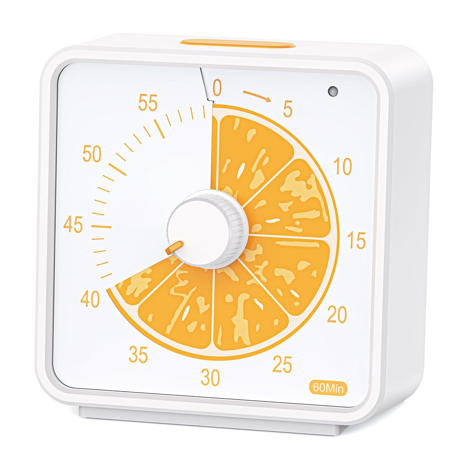 Conchstar 60 Minute Visual Timer for Kids Fruit Pattern Design Visual Countdown Timer for Classroom, Office, Kitchen, Pomodoro Timer Silent Operation
Conchstar 60 Minute Visual Timer for Kids Fruit Pattern Design Visual Countdown Timer for Classroom, Office, Kitchen, Pomodoro Timer Silent Operation