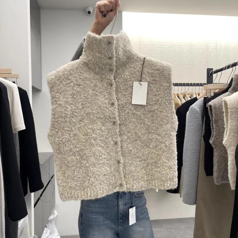 Весна 2025 Женский вязаный кардиган с открытой полочкой, свитер с высоким воротником, безрукавный жилет, дизайнерский, корейский, повседневный, для работы, приталенный, верхняя одежда, новый S
Весна 2025 Женский вязаный кардиган с открытой полочкой, свитер с высоким воротником, безрукавный жилет, дизайнерский, корейский, повседневный, для работы, приталенный, верхняя одежда, новый S