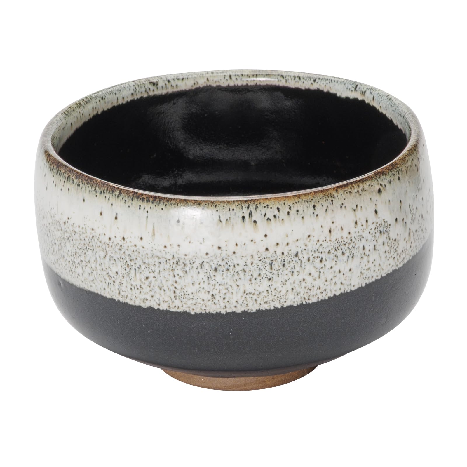 Mino Ware Matcha Bowl, Matcha, Tea Ceremony, Diameter: Approx. 12.5cm, Tenmoku Kake, BlackWhite, Made in Japan, Product Number 505-36
Mino Ware Matcha Bowl, Matcha, Tea Ceremony, Diameter: Approx. 12.5cm, Tenmoku Kake, BlackWhite, Made in Japan, Product Number 505-36