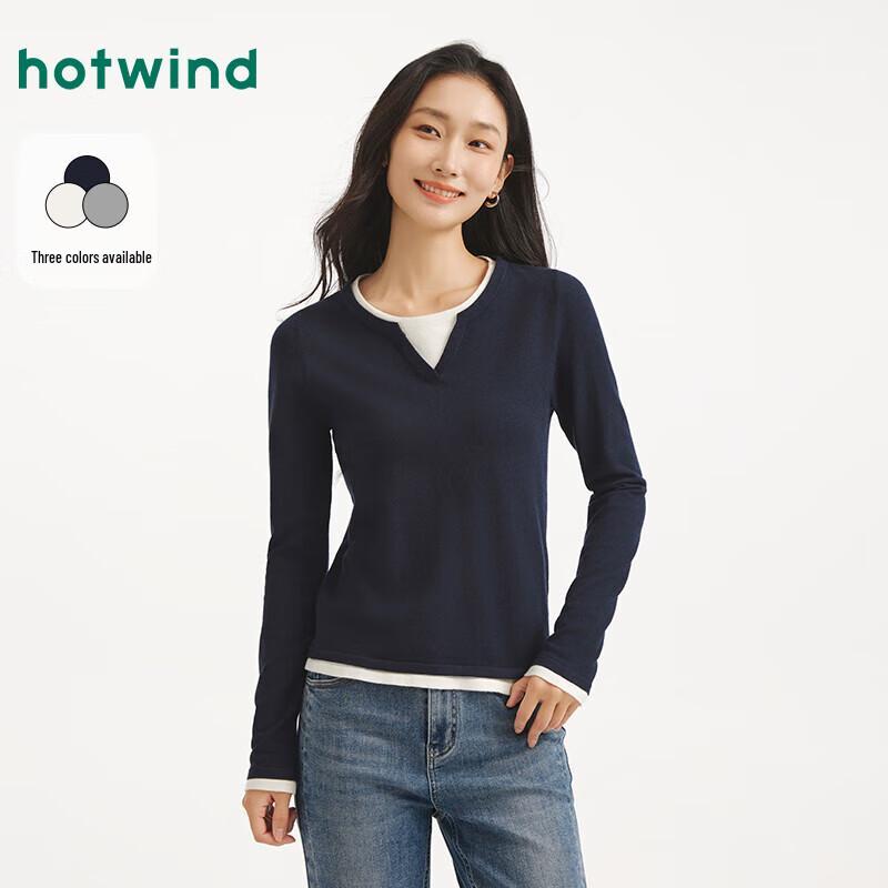 Hotwind Women s Faux Two-Piece Knit Top S
Hotwind Women s Faux Two-Piece Knit Top S