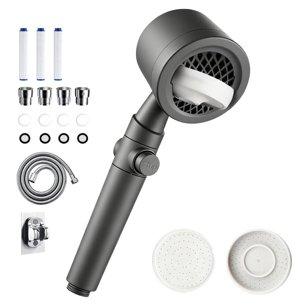 Shower head 2 replacement panels SPA class 3D shower Equipped with chlorine removal function Boosted water saving Manual stop and 4-step mode Pore
Shower head 2 replacement panels SPA class 3D shower Equipped with chlorine removal function Boosted water saving Manual stop and 4-step mode Pore