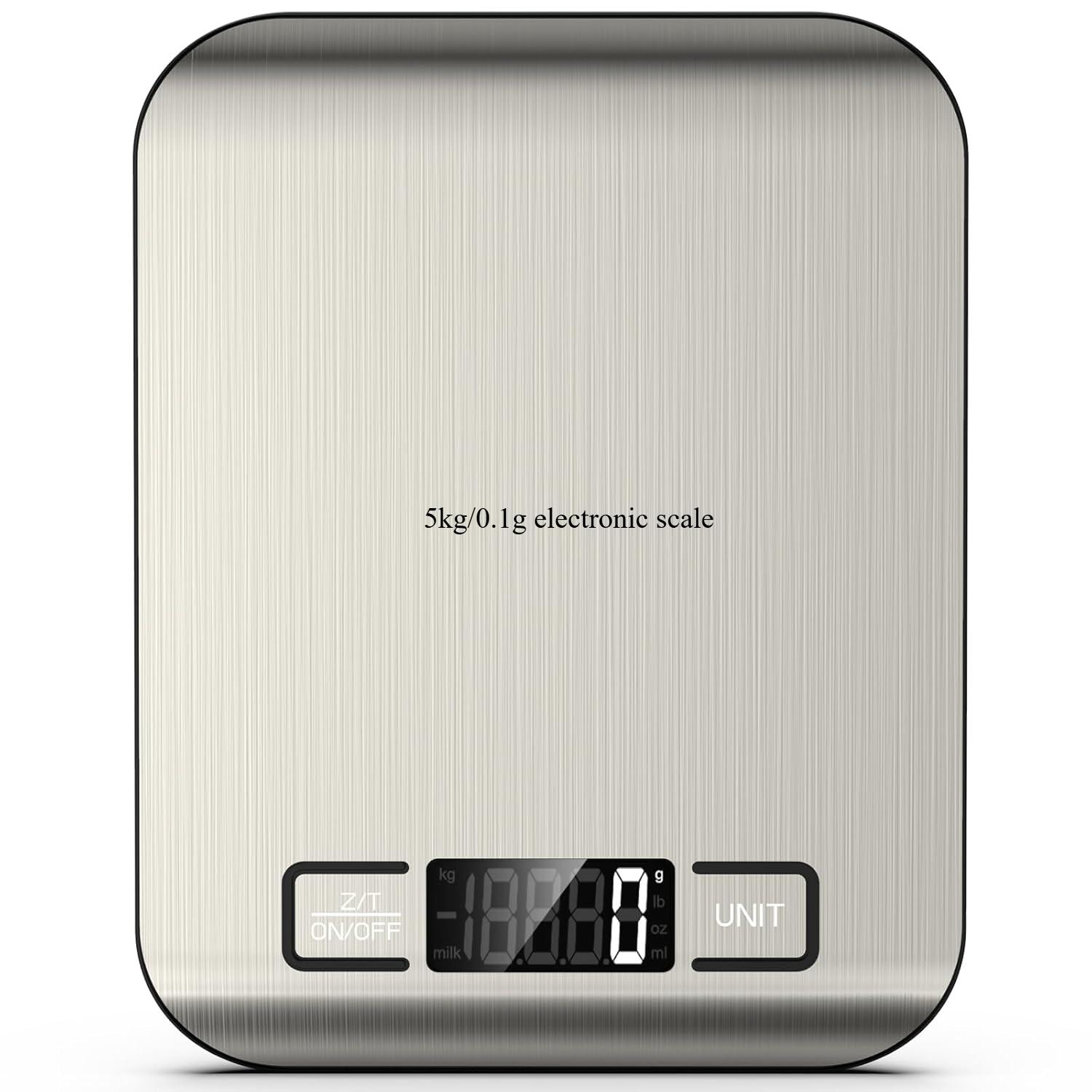 5/10KG Digital Kitchen Scale Food Scale LCD Display High Precise Waterproff Measuring Scale Stainless Steel Electronic Scales
5/10KG Digital Kitchen Scale Food Scale LCD Display High Precise Waterproff Measuring Scale Stainless Steel Electronic Scales