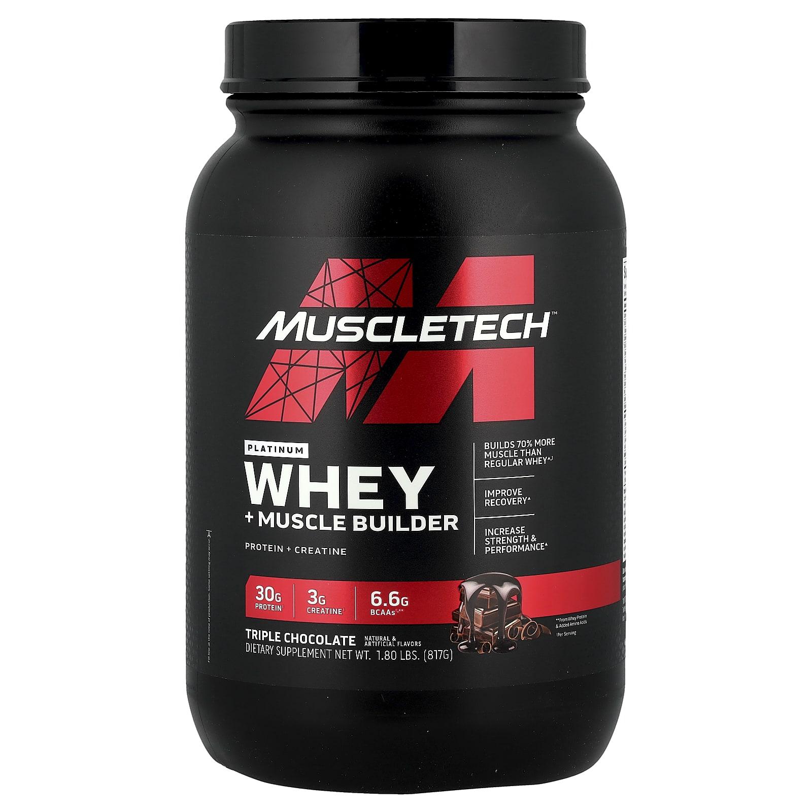 Platinum Whey + Muscle Builder, Потрійний шоколад, 817 г (1.8 фунта)
Platinum Whey + Muscle Builder, Потрійний шоколад, 817 г (1.8 фунта)