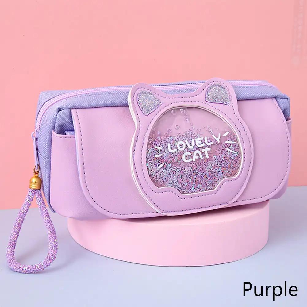 Large Capacity Pen Box Kawaii Quicksand Pencil Case Cute Stationery Storage Bag School Office Supplies Back to School Gifts фиолетовый
Large Capacity Pen Box Kawaii Quicksand Pencil Case Cute Stationery Storage Bag School Office Supplies Back to School Gifts фиолетовый