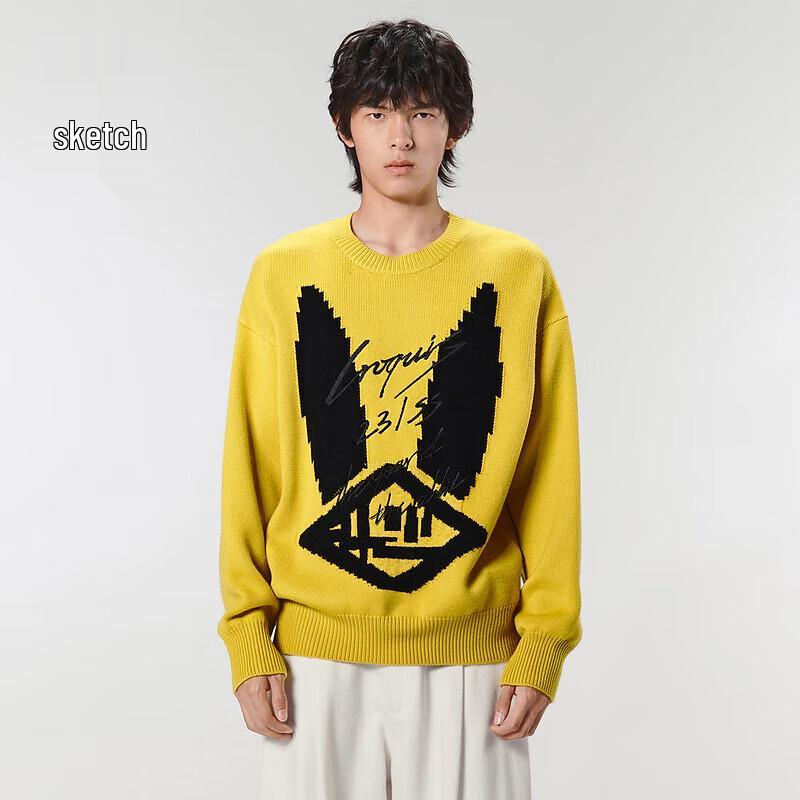 CROQUIS Men s 2023 Spring 9N1310400 Round Neck Letter Pullover Sweater L
CROQUIS Men s 2023 Spring 9N1310400 Round Neck Letter Pullover Sweater L