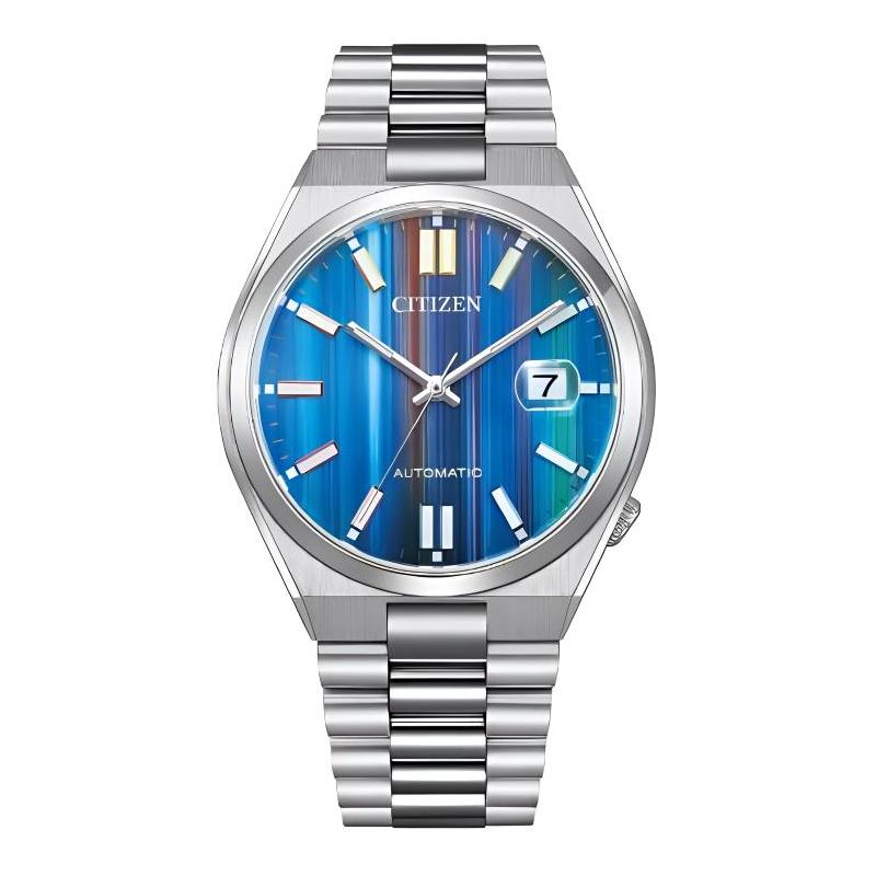 CITIZEN TSUYOSA series gradient dial automatic/manual mechanical movement Steel Strap men s watch blue dial NJ0151-53W синій
CITIZEN TSUYOSA series gradient dial automatic/manual mechanical movement Steel Strap men s watch blue dial NJ0151-53W синій