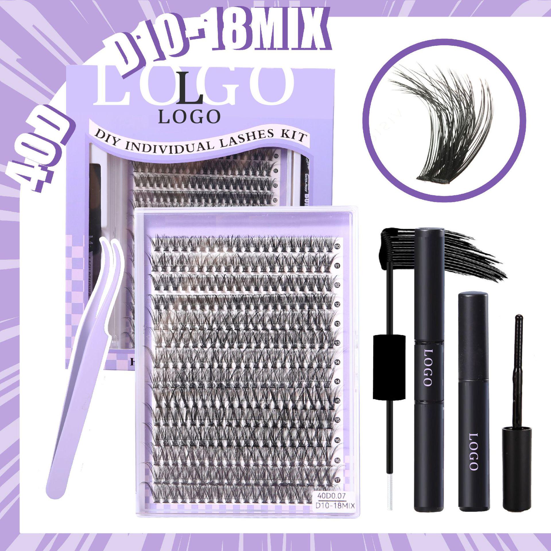 European and American Style Soft DIY Cluster Eyelashes Pack - Dense, Curled, 0.07 4D
European and American Style Soft DIY Cluster Eyelashes Pack - Dense, Curled, 0.07 4D