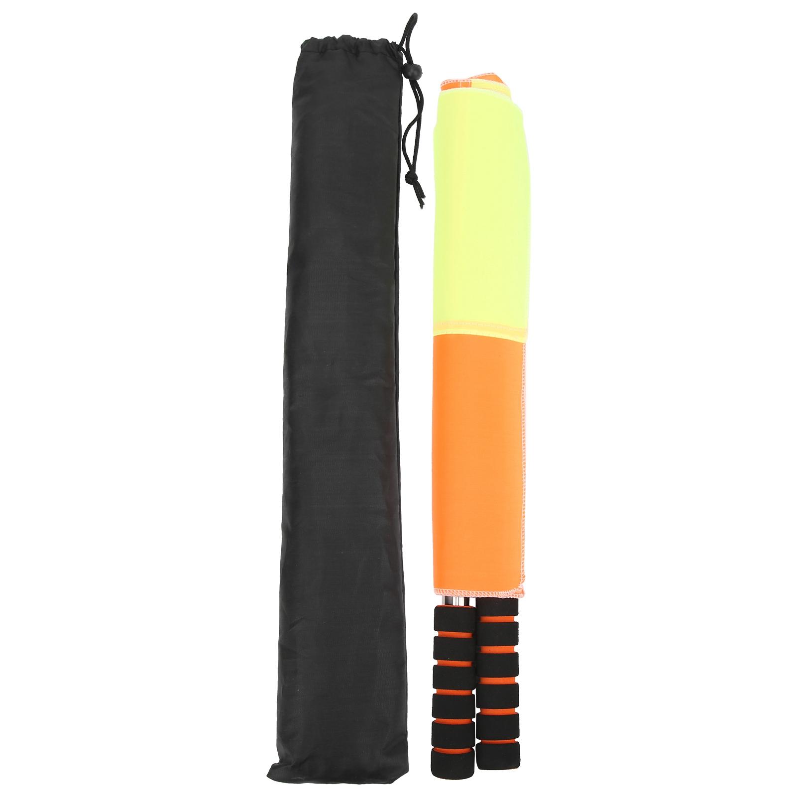 Soccer Referee Flag NonSlip Sponge Handle Sports Match Football Linesman Flags with Bag
Soccer Referee Flag NonSlip Sponge Handle Sports Match Football Linesman Flags with Bag