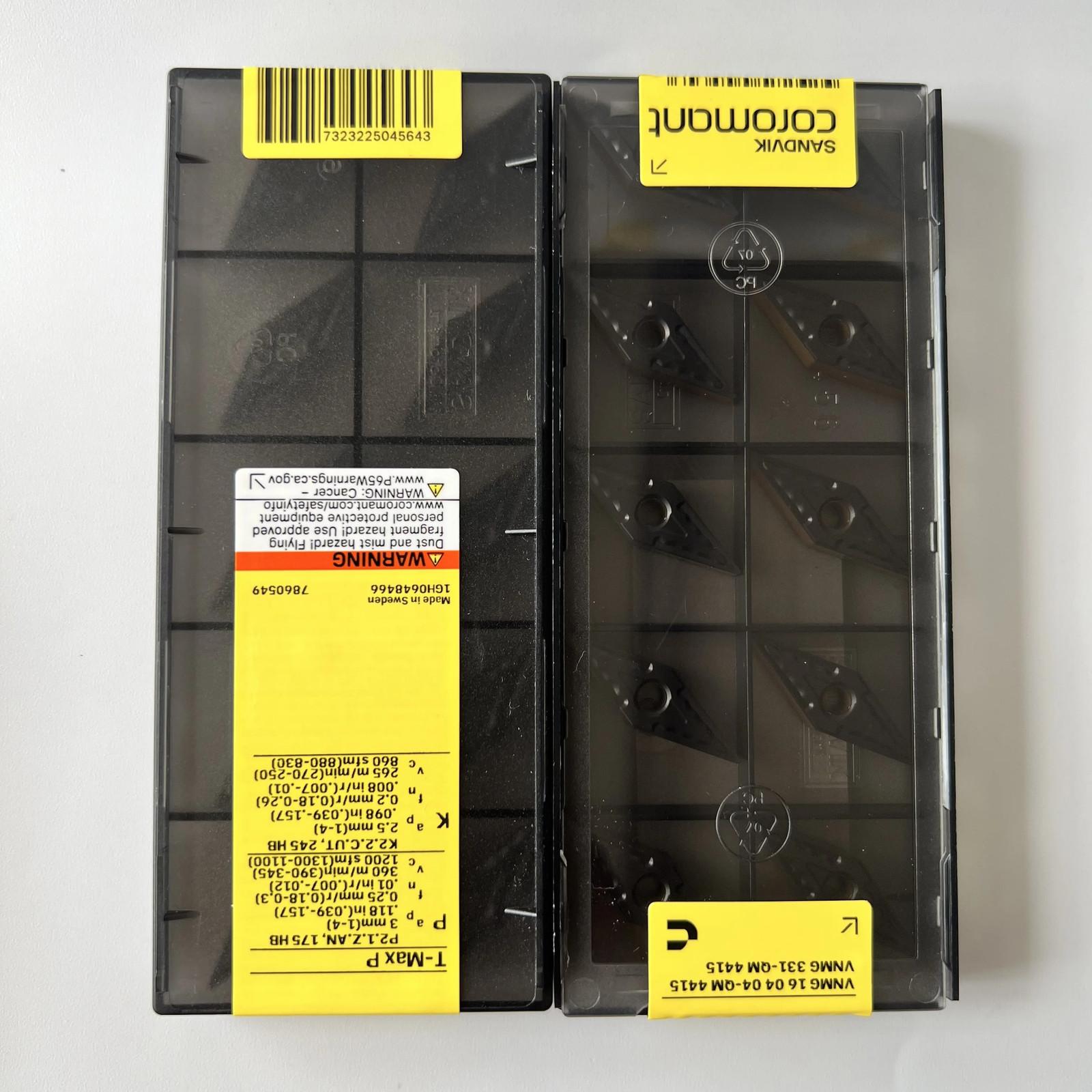 SANDVIK / VNMG160404-QM 4415 / Industrial indexable Carbide Inserts 10 Pcs
SANDVIK / VNMG160404-QM 4415 / Industrial indexable Carbide Inserts 10 Pcs