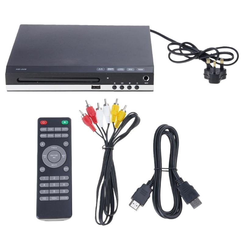 Домашній DVD-програвач 1080P HDMI USB Вхід 4K UHD DVD-програвач Пульти Дистанційного Керування Підтримує DVD±RW VCD Караоке Всі РегіониБезкоштовно 1
Домашній DVD-програвач 1080P HDMI USB Вхід 4K UHD DVD-програвач Пульти Дистанційного Керування Підтримує DVD±RW VCD Караоке Всі РегіониБезкоштовно 1