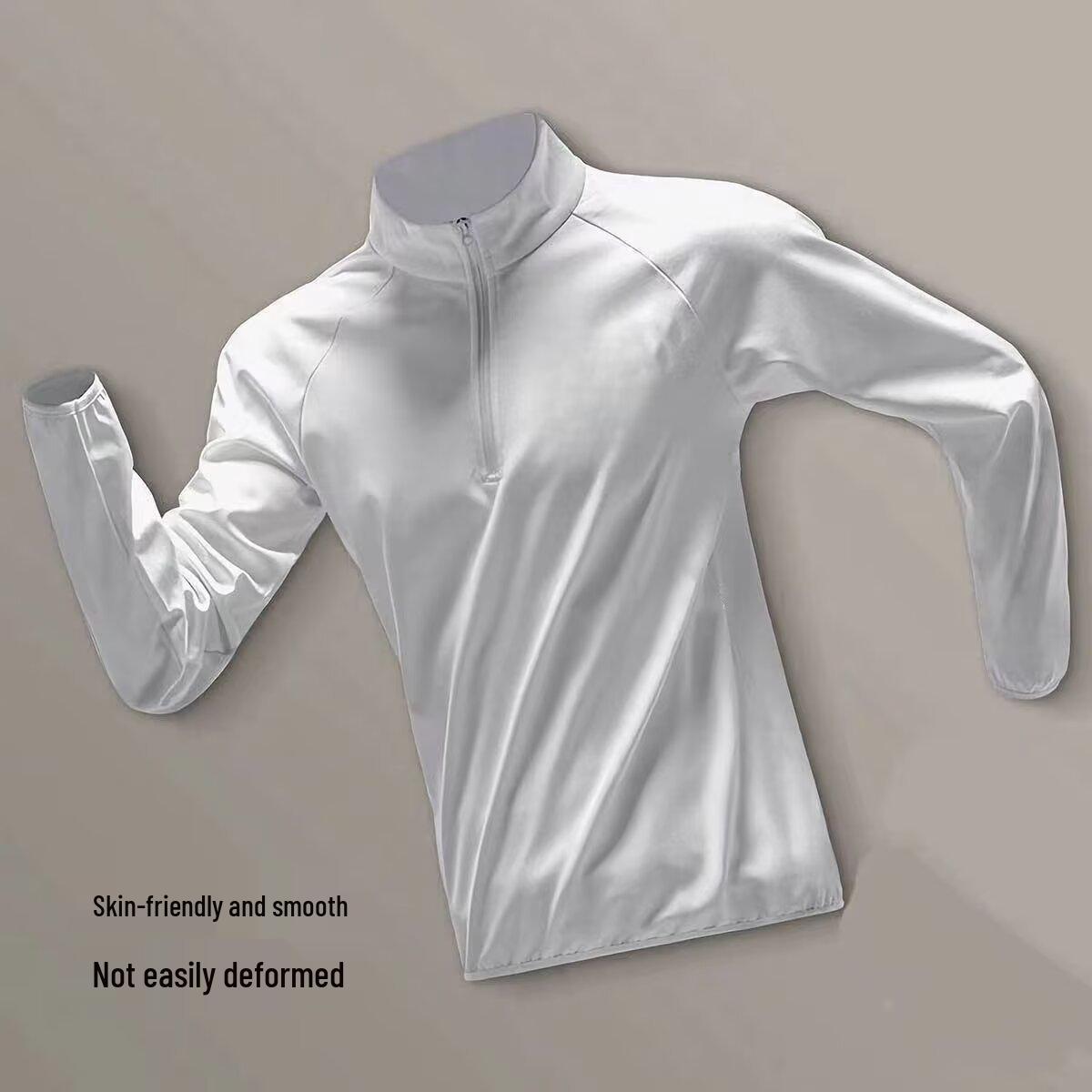 Men s American Style Half-Zip Stretch Fitness T-shirt for Running, Basketball, and Cycling (Spring/Autumn) XL белый
Men s American Style Half-Zip Stretch Fitness T-shirt for Running, Basketball, and Cycling (Spring/Autumn) XL белый