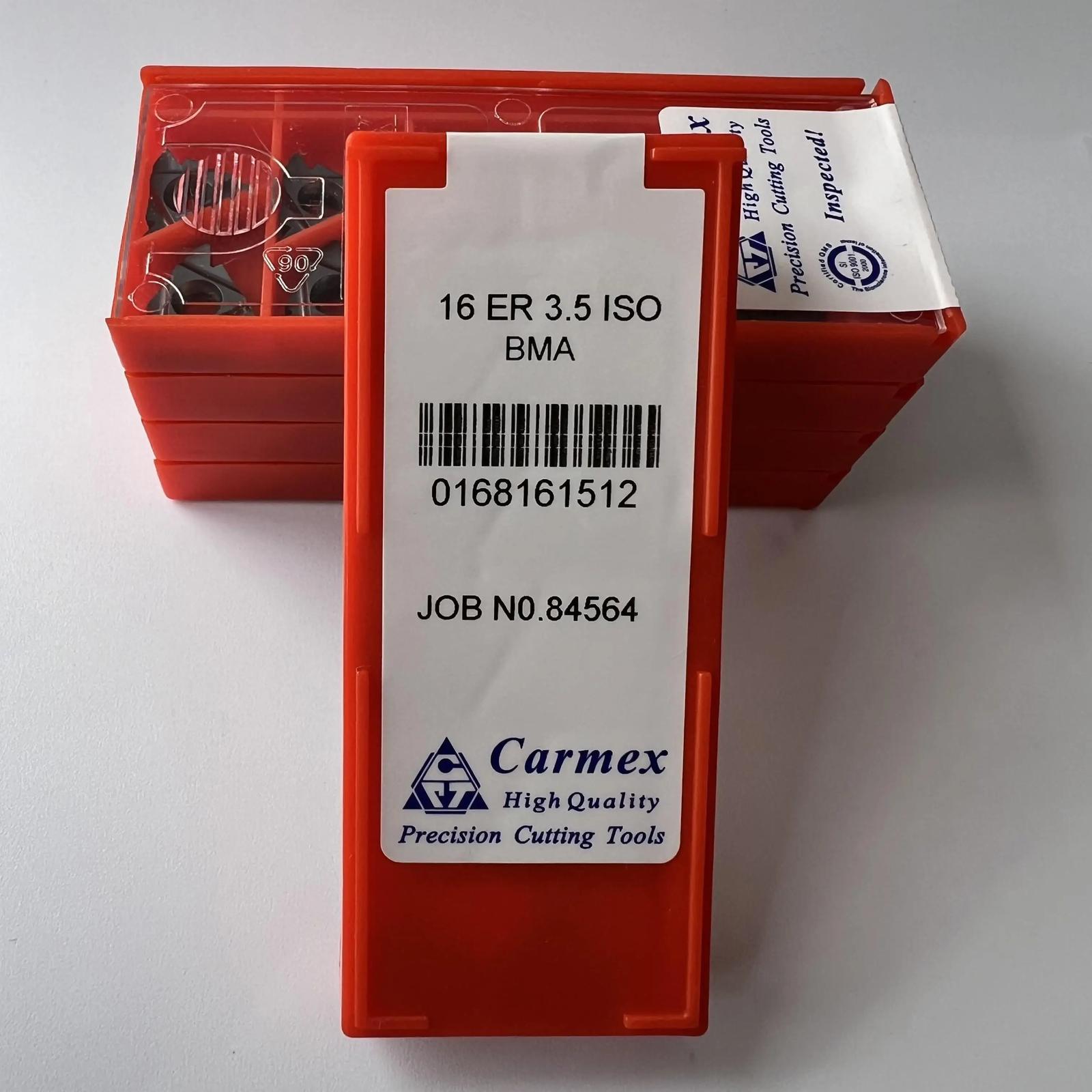 Оригінал / 16ER3.5ISO BMA / Промислові змінні твердосплавні пластини 10 шт.
Оригінал / 16ER3.5ISO BMA / Промислові змінні твердосплавні пластини 10 шт.
