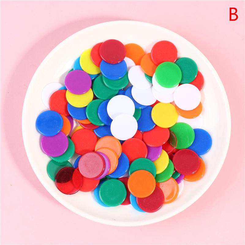 100 шт прозрачные цветные счетчики для подсчета фишек для бинго, пластиковые счетчики расходных материалов
100 шт прозрачные цветные счетчики для подсчета фишек для бинго, пластиковые счетчики расходных материалов