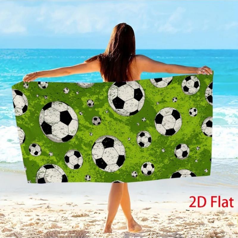 1pc Soccer Beach Towel Bath Towels Soft Microfiber Fabric Unisex Large Size Towel with Vintage Style Black And White Soccer Ball W40*H60(CM)
1pc Soccer Beach Towel Bath Towels Soft Microfiber Fabric Unisex Large Size Towel with Vintage Style Black And White Soccer Ball W40*H60(CM)
