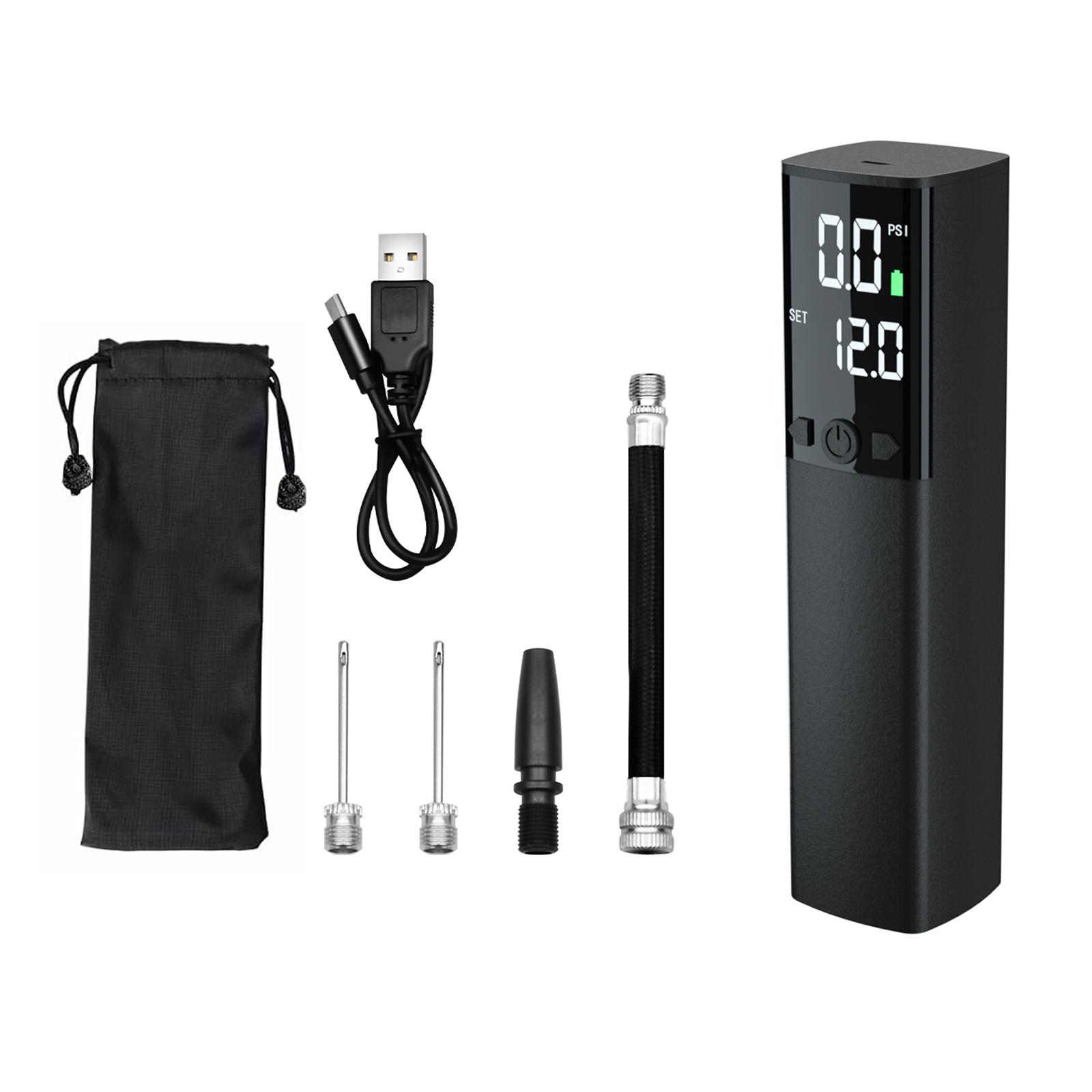 Электрический воздушный шаровой насос, портативный перезаряжаемый шаровой насос с ЖК-дисплеем, светодиодной подсветкой, 12 PSI Mini Air чёрный
Электрический воздушный шаровой насос, портативный перезаряжаемый шаровой насос с ЖК-дисплеем, светодиодной подсветкой, 12 PSI Mini Air чёрный