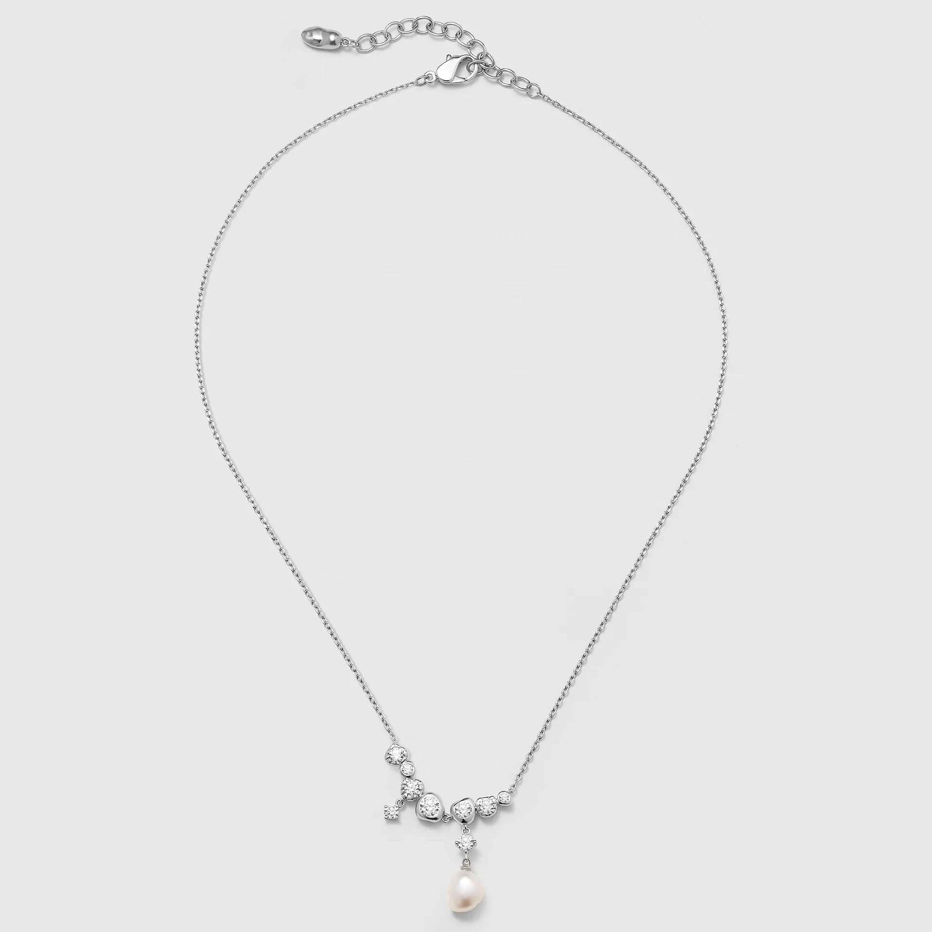Elegant Bead Diamond Necklace Light Luxury Water Drop Pearl Flash Diamond Embellishment Electroplating Color Retention Exquisite Accessories
Elegant Bead Diamond Necklace Light Luxury Water Drop Pearl Flash Diamond Embellishment Electroplating Color Retention Exquisite Accessories