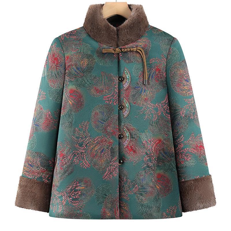 Grandma s Winter Cotton Tang Suit Jacket - Thick, Warm Velvet for Middle-aged & Elderly Women 4XL (130-145 lbs)
Grandma s Winter Cotton Tang Suit Jacket - Thick, Warm Velvet for Middle-aged & Elderly Women 4XL (130-145 lbs)