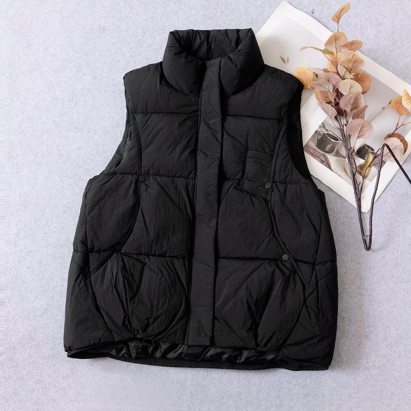 New 2026 Women’s Short Down Cotton Vest with Stand Collar - Stylish, Casual, Petite, and Lightweight L чорний
New 2026 Women’s Short Down Cotton Vest with Stand Collar - Stylish, Casual, Petite, and Lightweight L чорний