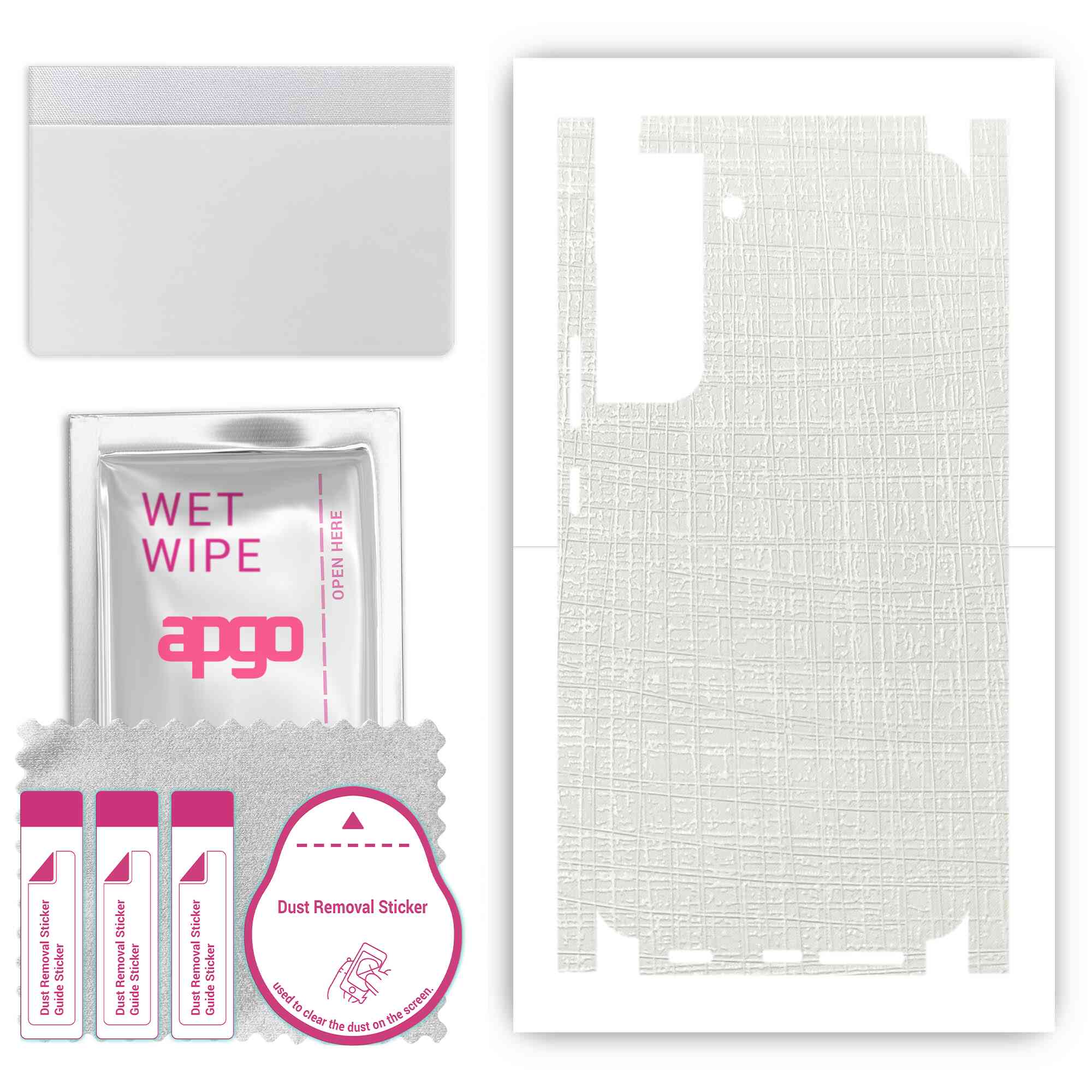 apgo Protective Skin Sticker for the back+sides compatible with Samsung Galaxy S22 Plus, Full Wrap Film, Foil, Vinyl - Pattern White Fabric
apgo Protective Skin Sticker for the back+sides compatible with Samsung Galaxy S22 Plus, Full Wrap Film, Foil, Vinyl - Pattern White Fabric