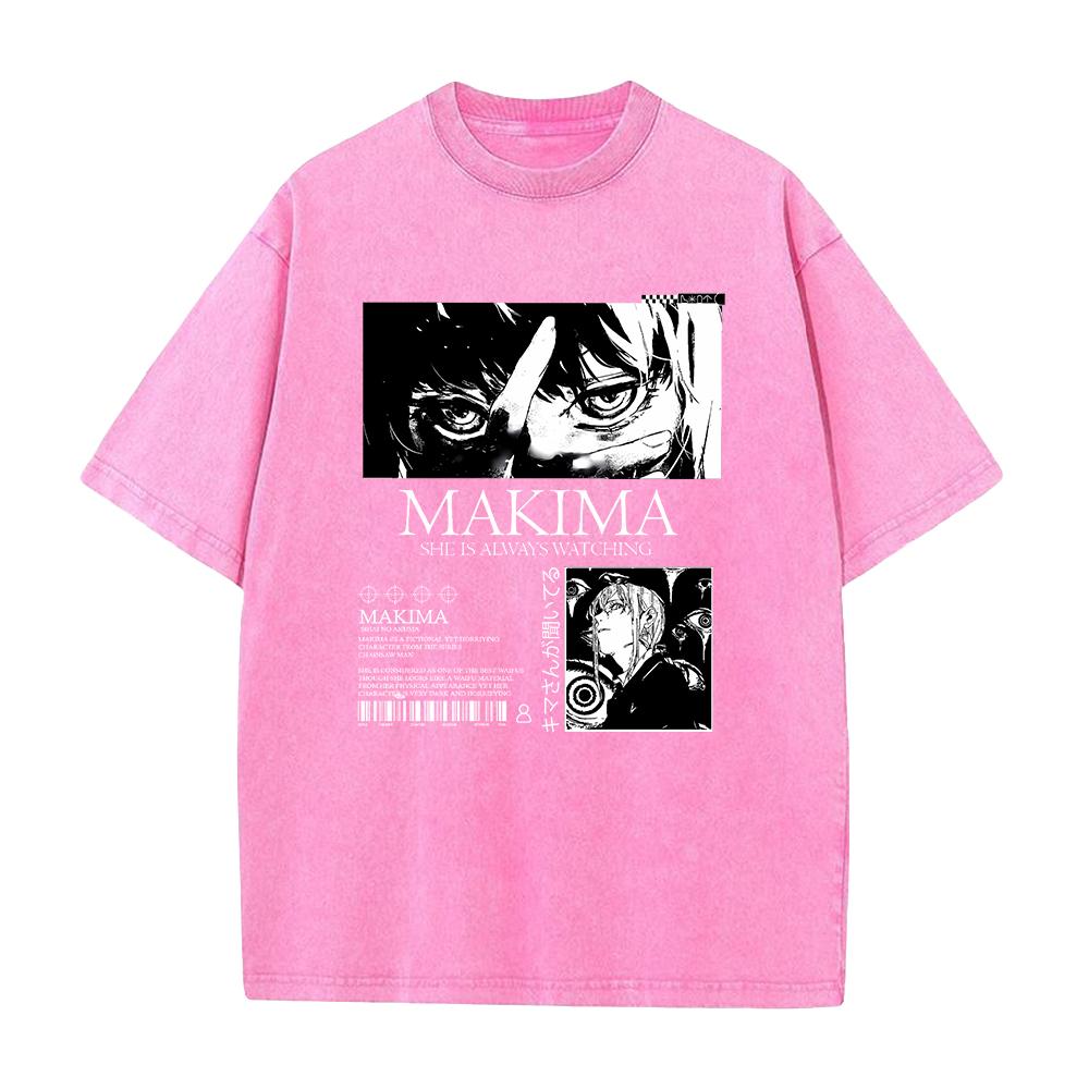 Chainsaw Man Manga Tshirt Makima Print T Shirt Men Women Wash Vintage Tees Clothing Summer Short Sleeve Pure Cotton Tshirt S
Chainsaw Man Manga Tshirt Makima Print T Shirt Men Women Wash Vintage Tees Clothing Summer Short Sleeve Pure Cotton Tshirt S