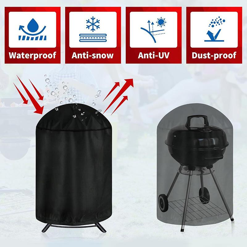 1PC Grill Protector Outdoor Barbecue Grill Cover School Round Camping Oxford Cloth Heavy Duty Black Kicthen 61x70cm
1PC Grill Protector Outdoor Barbecue Grill Cover School Round Camping Oxford Cloth Heavy Duty Black Kicthen 61x70cm