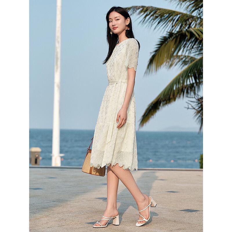 Jiu Zi Annakou French Elegant Embroidered Lace Midi Dress L
Jiu Zi Annakou French Elegant Embroidered Lace Midi Dress L