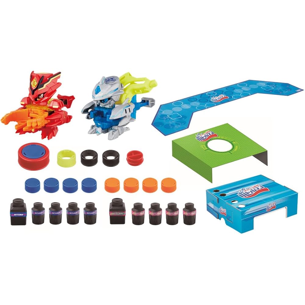 Takara Tomy Bottleman BOT-52 Official Competition Set with Bottles and Accessories
Takara Tomy Bottleman BOT-52 Official Competition Set with Bottles and Accessories