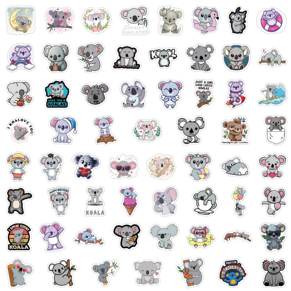 60 Cartoon Koala Animal Stickers for Journals, Water Bottles, and Computers - Waterproof and Decorative
60 Cartoon Koala Animal Stickers for Journals, Water Bottles, and Computers - Waterproof and Decorative