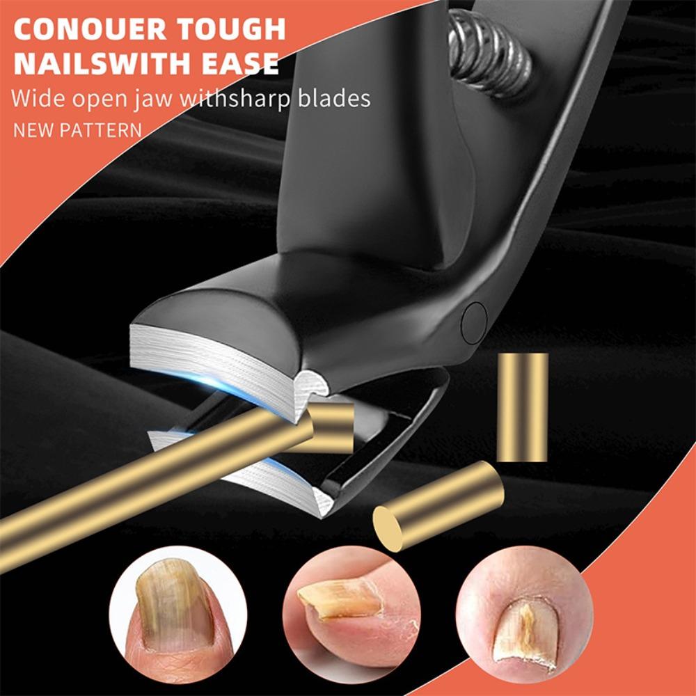 Wide Jaw Palm Fingernail Clipper Professional Pedicure Manicure Tools Gifts чорний
Wide Jaw Palm Fingernail Clipper Professional Pedicure Manicure Tools Gifts чорний