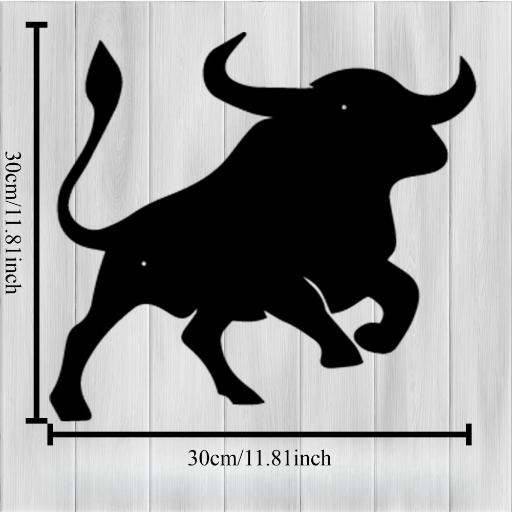 1pc Heavy Duty Iron Bull Wall Art Metal Sculpture, Outdoor Garden Patio Fence Mounted Statue Decor, Christmas Thanksgiving Housewarming Gift 12in
1pc Heavy Duty Iron Bull Wall Art Metal Sculpture, Outdoor Garden Patio Fence Mounted Statue Decor, Christmas Thanksgiving Housewarming Gift 12in